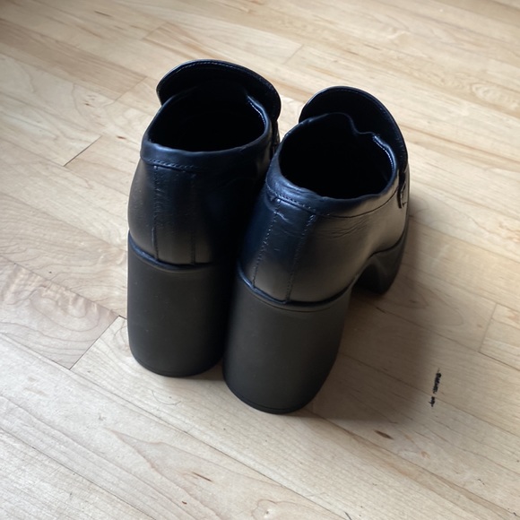 L’intervalle Oxford black leather Mary Jane heeled loafer - Picture 4 of 4